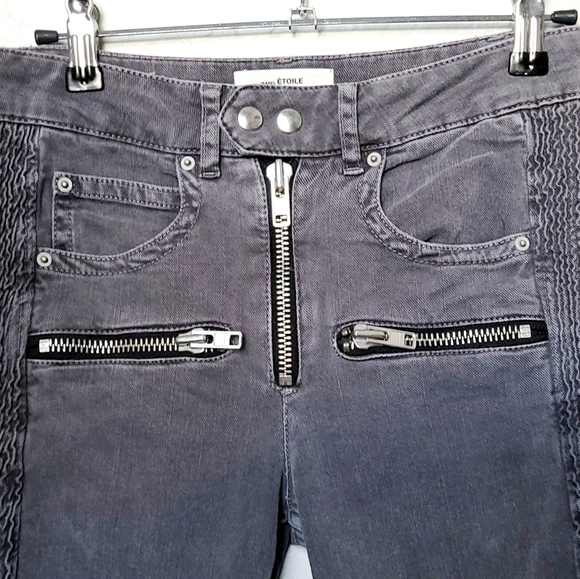 ISABEL Marant Etoile Moto Jeans Pelona Biker Pants - Picture 5 of 15